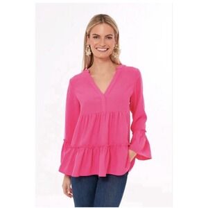 Womens Tuckernuck Pomander Place Hot Pink Kenzo Top Medium M